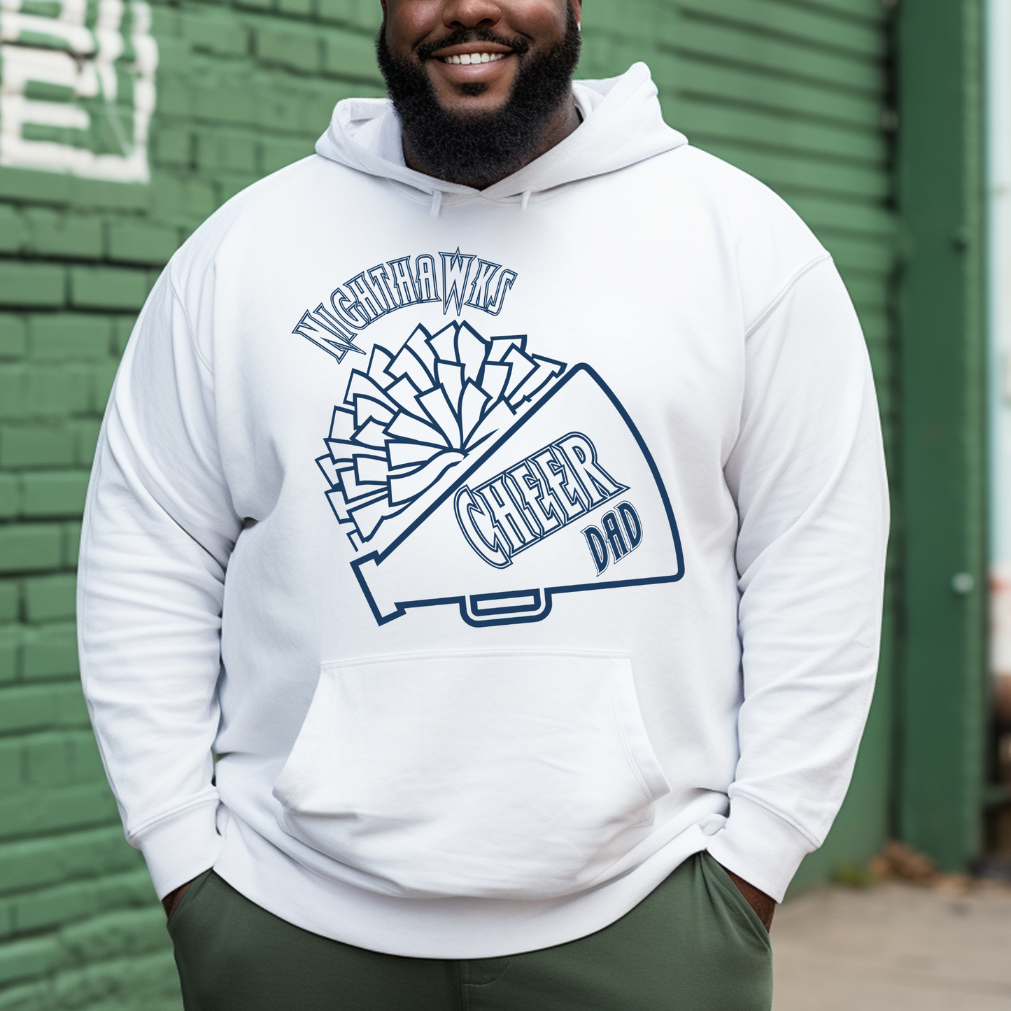 H.A.R.M.S. Cheer Dad Hoodie