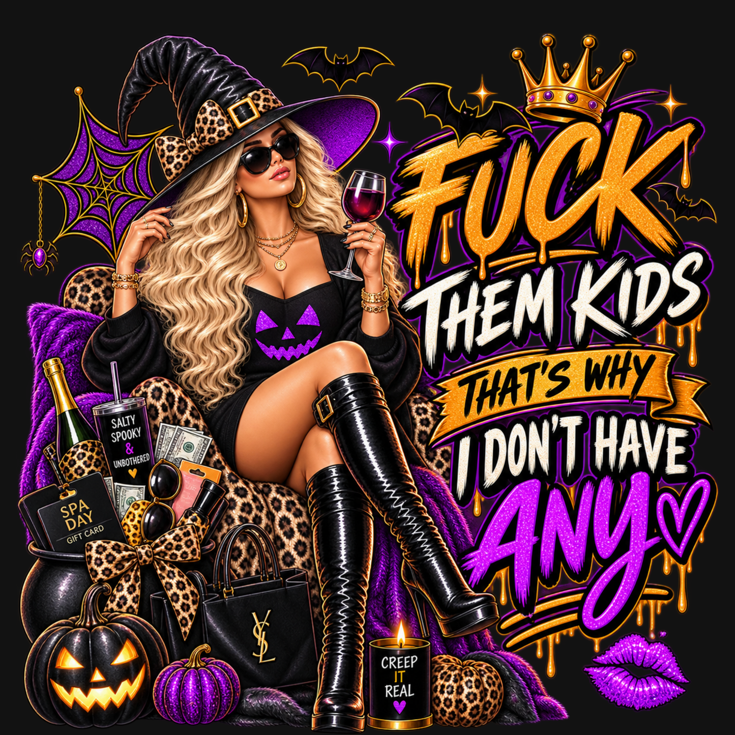 Fuck Them Kids Halloween Shirt | That's Why I Don't Have Any Sweatshirt