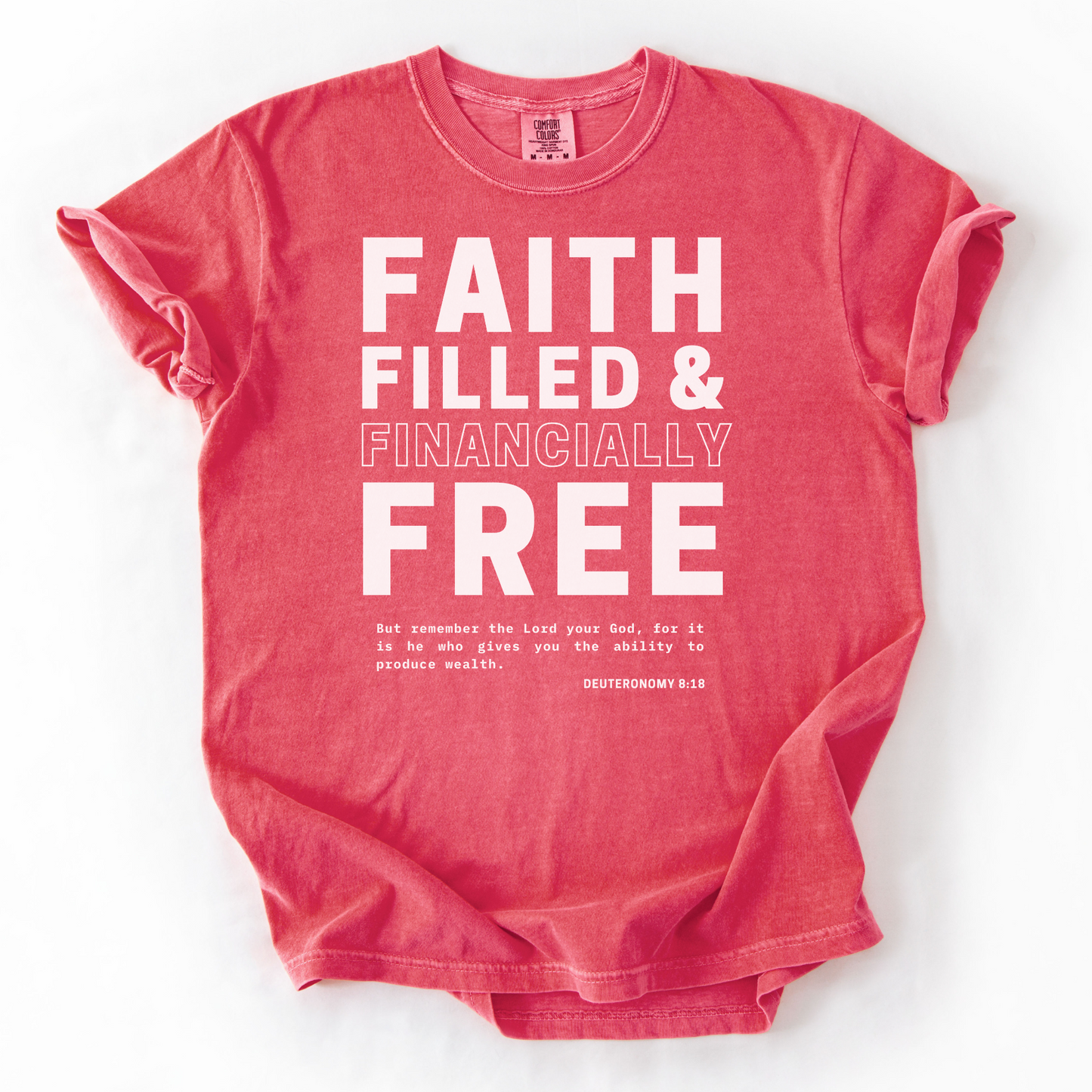 Faith-Filled & Financially Free – Faith-Based Entrepreneur T-Shirt