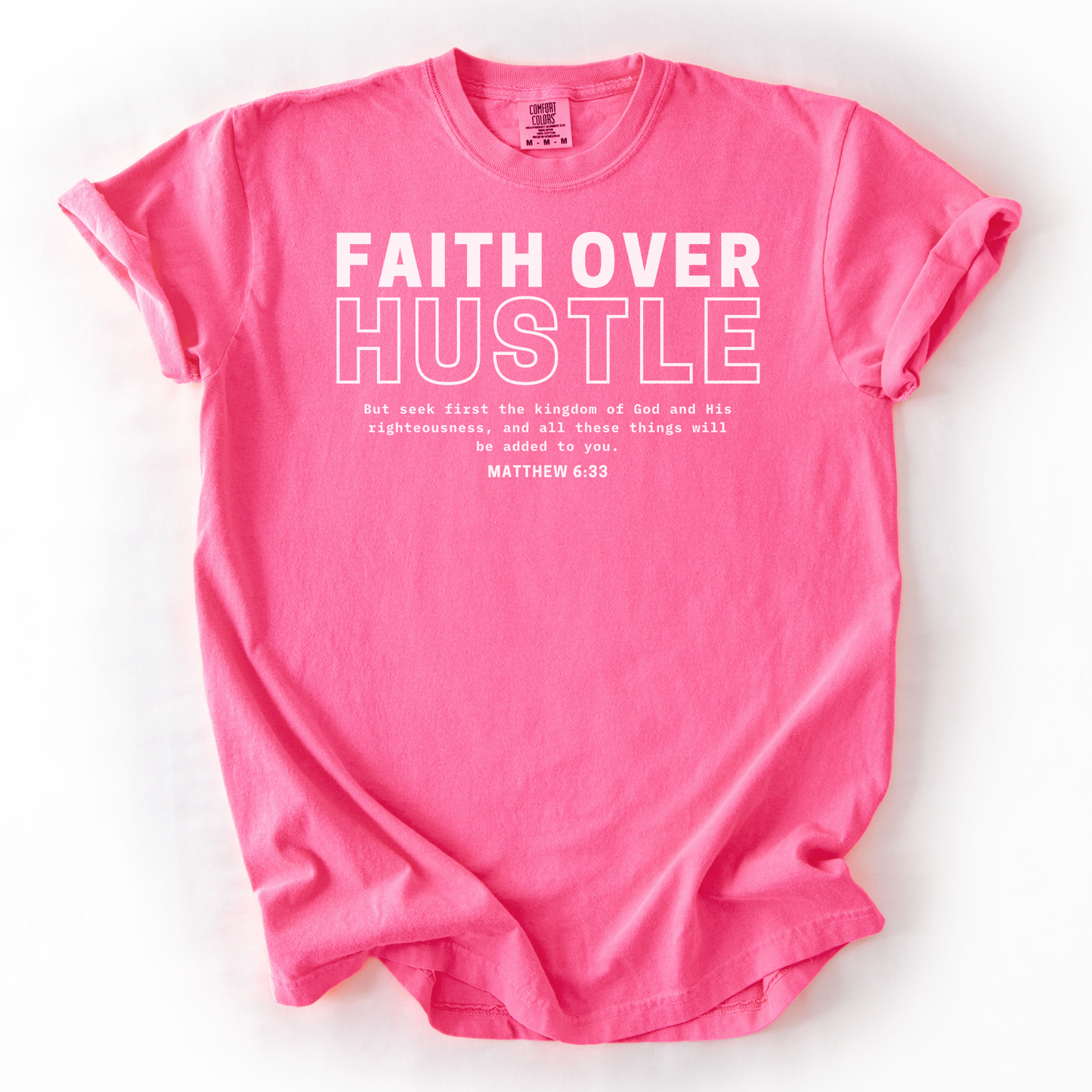 Faith Over Hustle – Faith-Based Entrepreneur T-Shirt