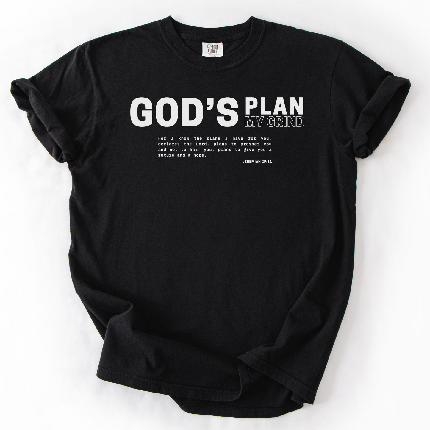 God’s Plan, My Grind – Faith-Based Entrepreneur T-Shirt