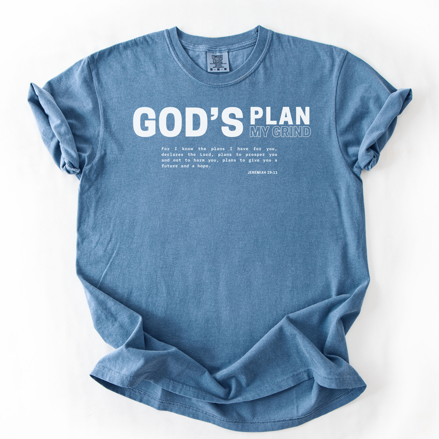 God’s Plan, My Grind – Faith-Based Entrepreneur T-Shirt