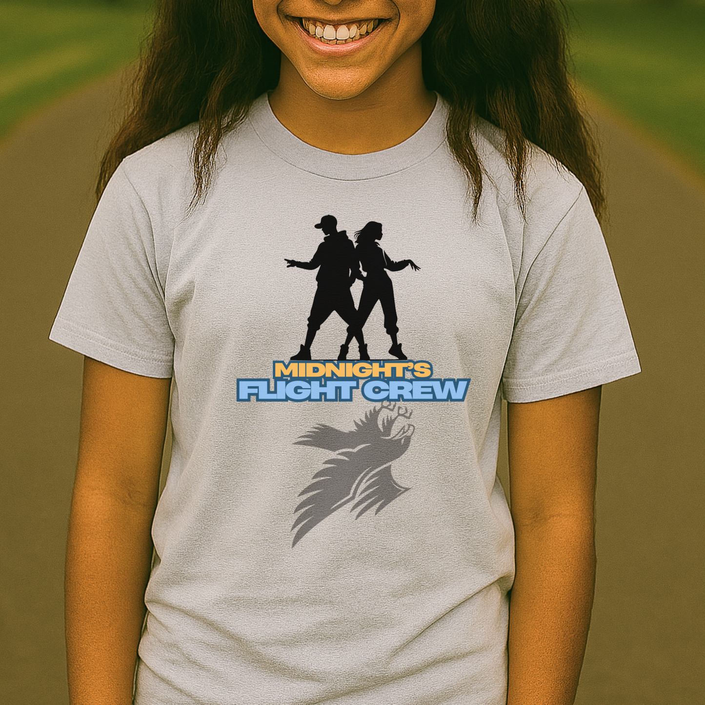 H.A.R.M.S. Dance Team Midnight’s Flight Crew Fan T-shirt