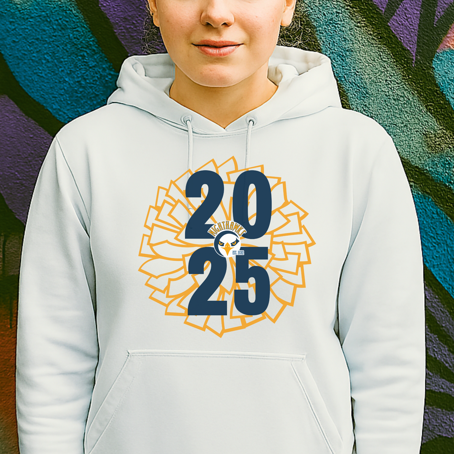 H.A.R.M.S. Cheer 2025 Pom Hoodie