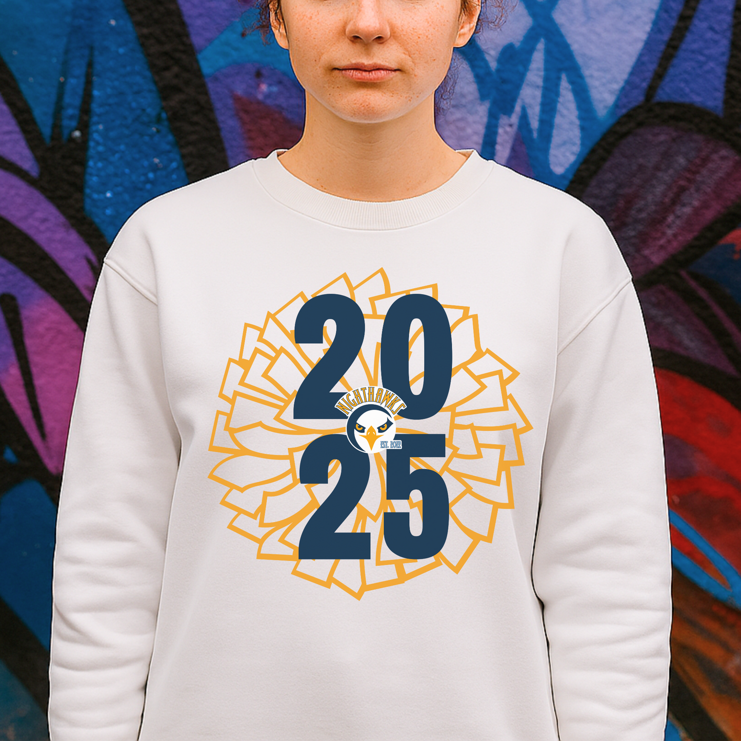 H.A.R.M.S. Cheer 2025 Pom Sweatshirt