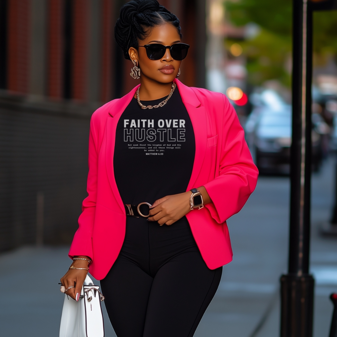 Faith Over Hustle Apparel | Entrepreneur T-Shirts & Hoodies