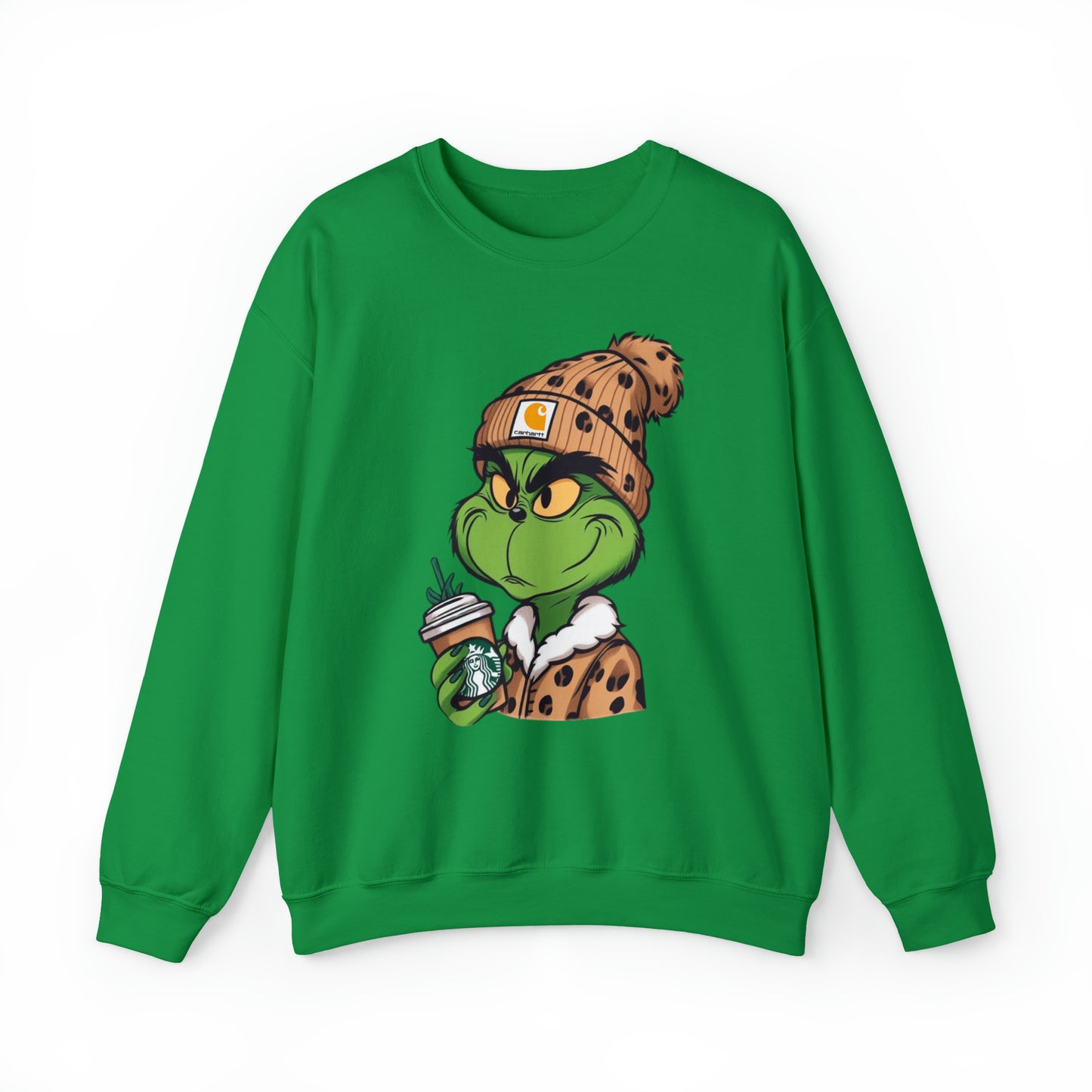 Boujee Grinch Crewneck Sweatshirt