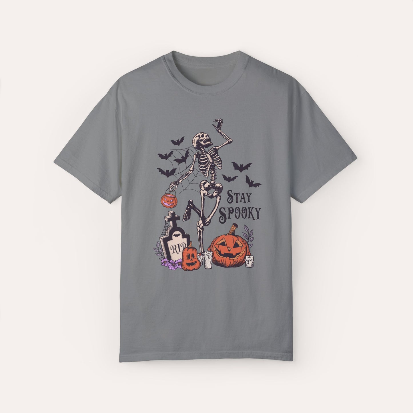 Stay Spooky Skeleton Halloween Comfort Colors Halloween Shirt