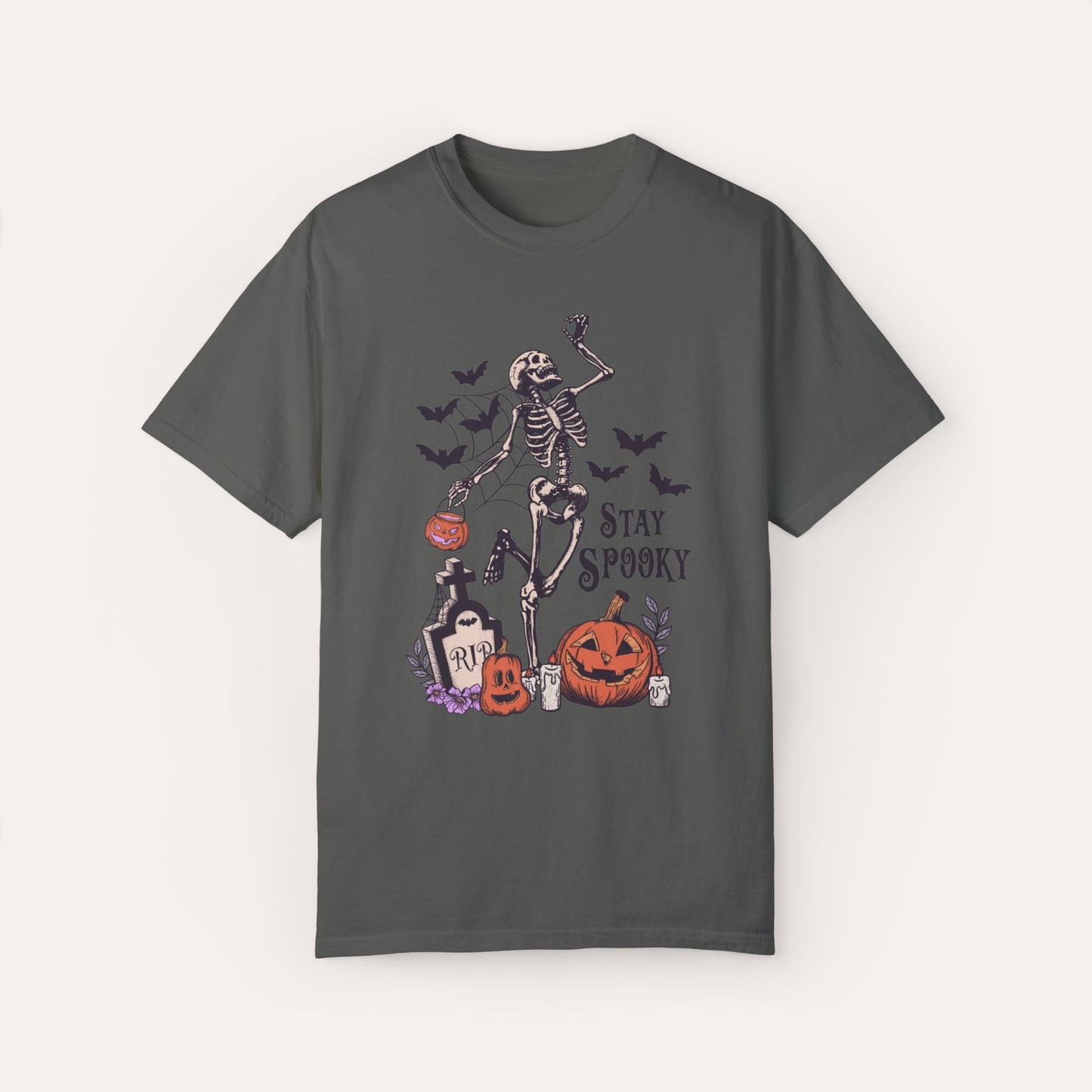 Stay Spooky Skeleton Halloween Comfort Colors Halloween Shirt