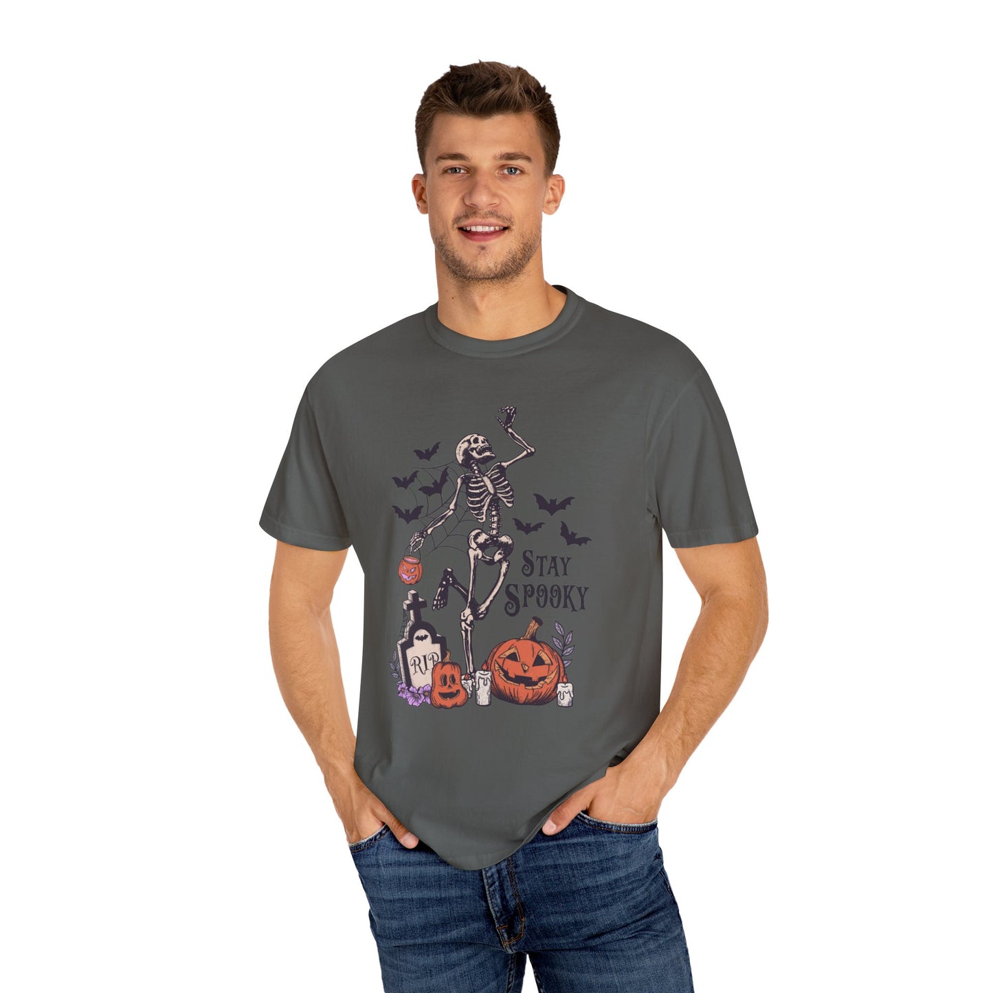 Stay Spooky Skeleton Halloween Comfort Colors Halloween Shirt