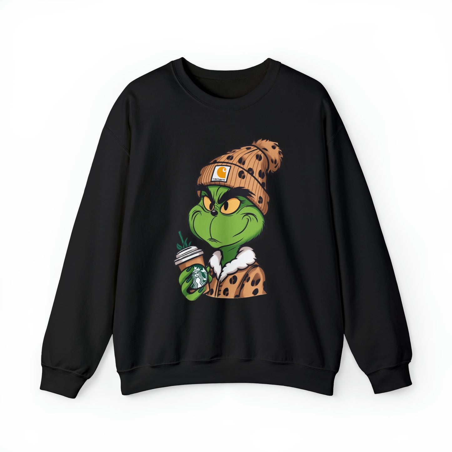 Boujee Grinch Crewneck Sweatshirt