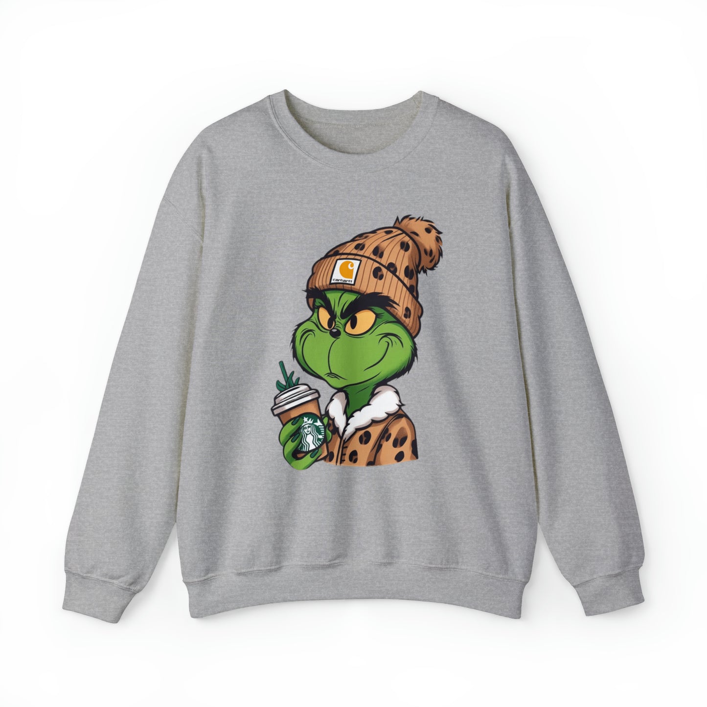 Boujee Grinch Crewneck Sweatshirt