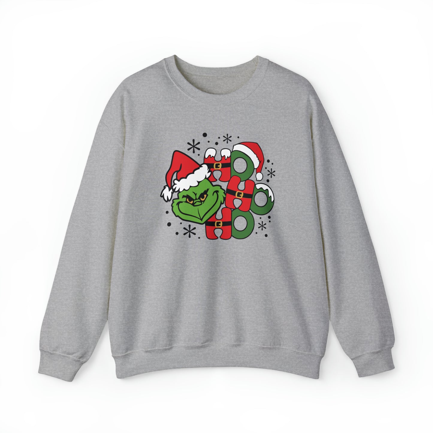 Ho Ho Ho Grinch Crewneck Sweatshirt