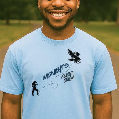 H.A.R.M.S. Dance Team Midnight’s Flight Crew "Flight Path" T-shirt