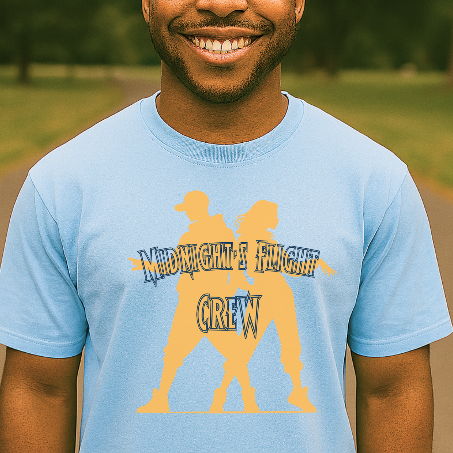 H.A.R.M.S. Dance Team Midnight’s Flight Crew "Gold" T-shirt