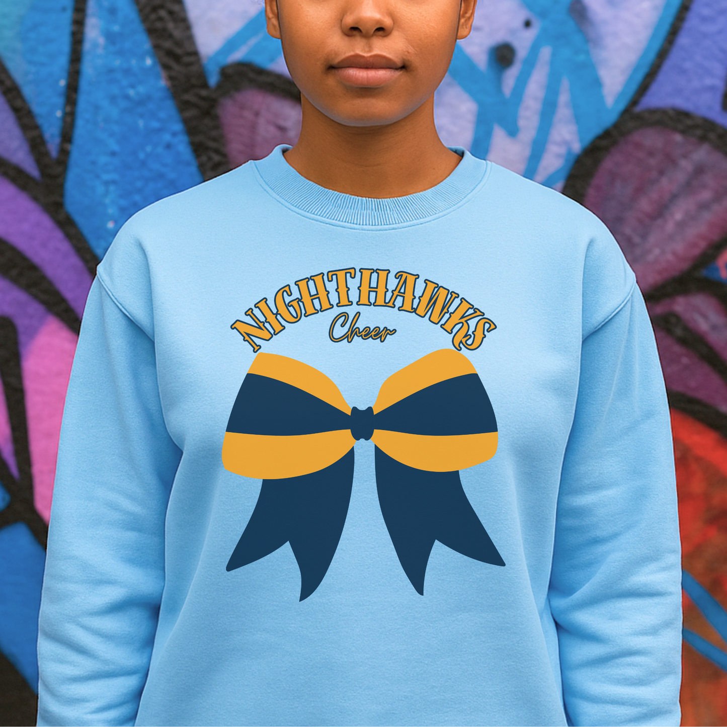 H.A.R.M.S. Cheer Bow Sweatshirt