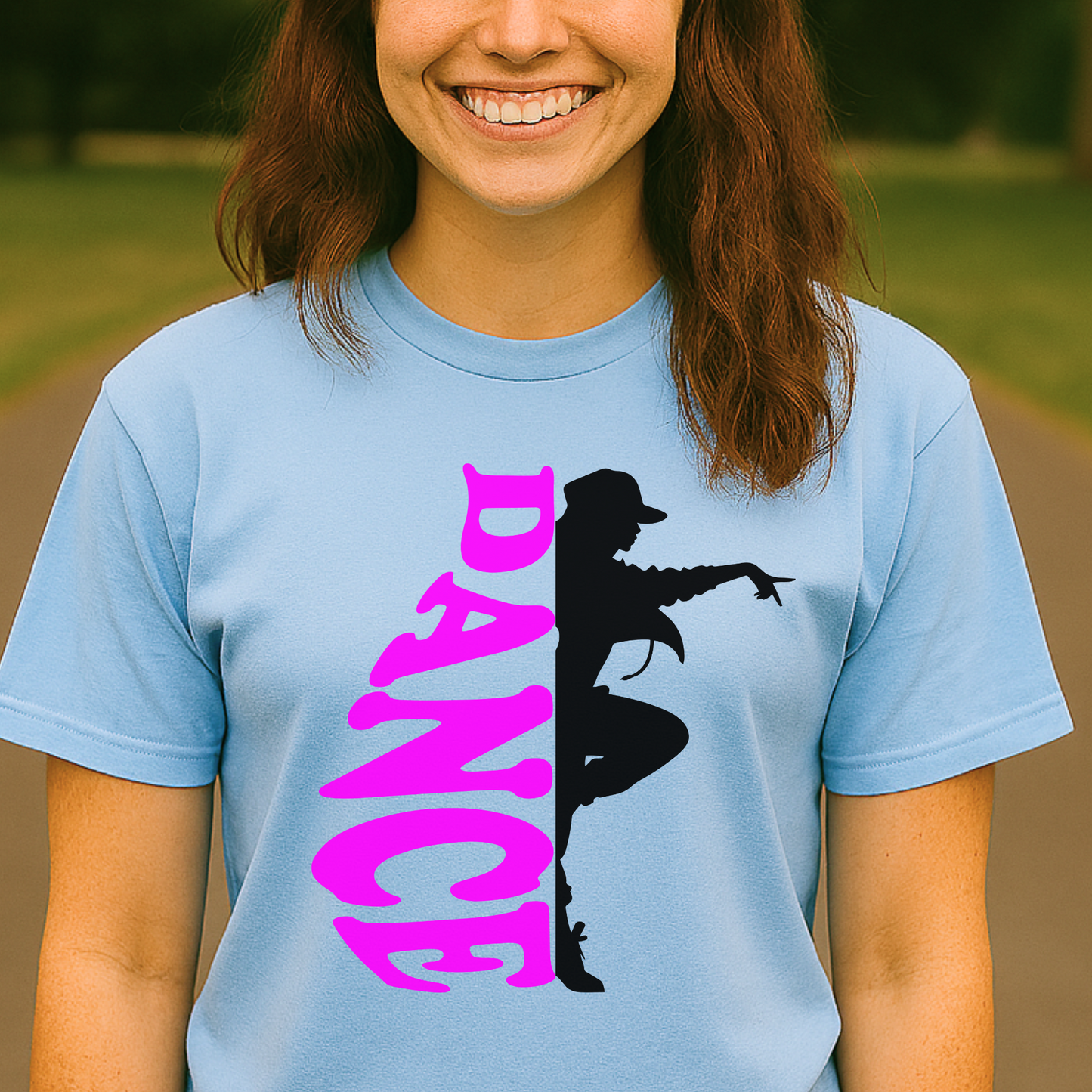 H.A.R.M.S. Dance Team Midnight’s Flight Crew "Pink & Black" T-shirt