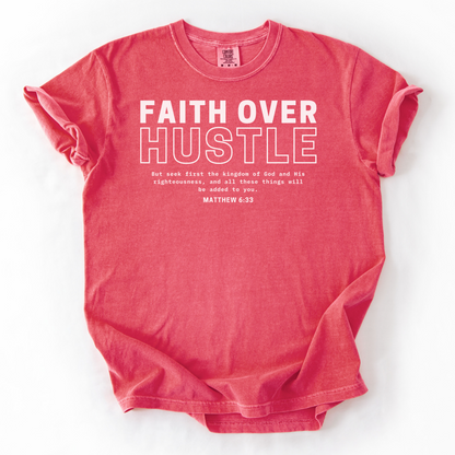 Faith Over Hustle – Faith-Based Entrepreneur T-Shirt