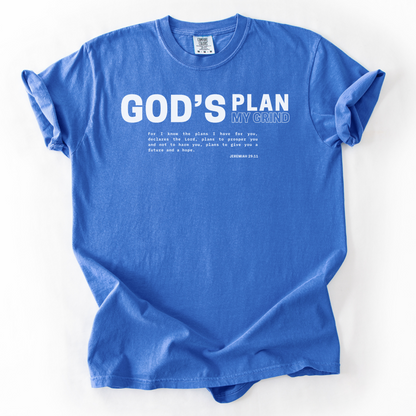 God’s Plan, My Grind  –  Faith-Based Entrepreneur T-Shirt