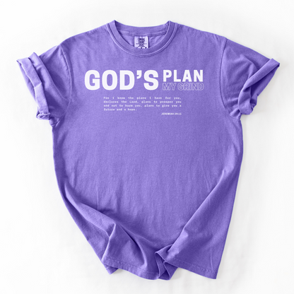 God’s Plan, My Grind  –  Faith-Based Entrepreneur T-Shirt