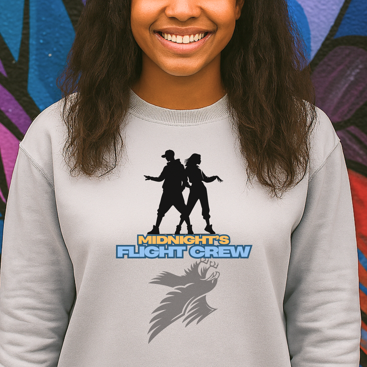 H.A.R.M.S. Dance Team Midnight’s Flight Crew Fan Sweatshirt