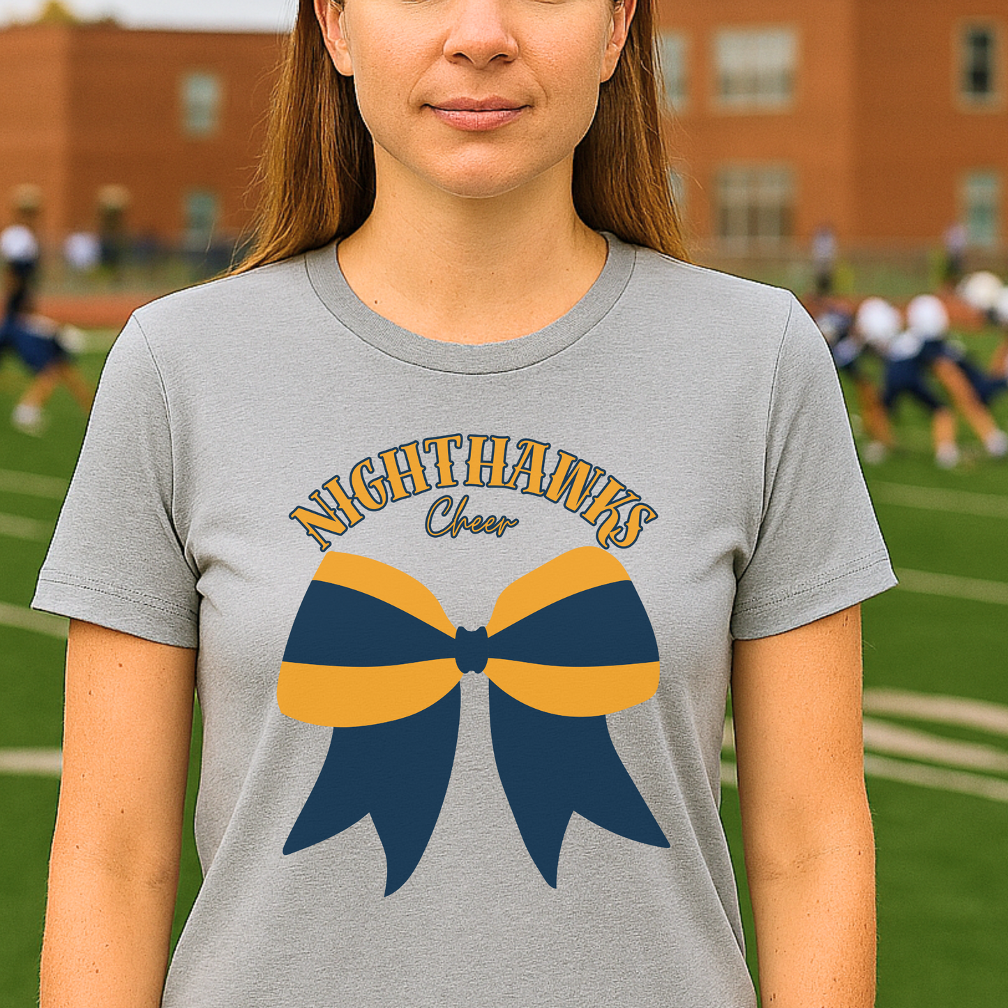 H.A.R.M.S. Cheer Bow T-shirt