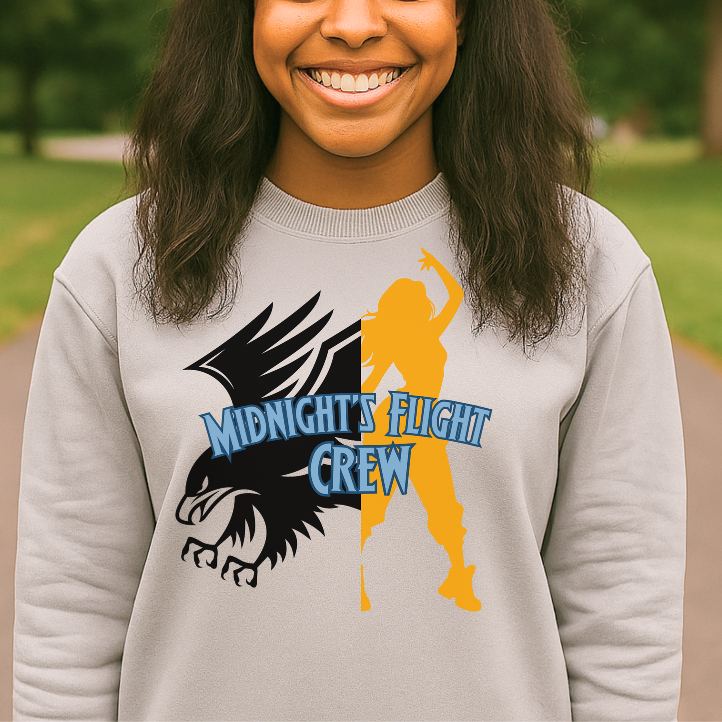 H.A.R.M.S. Midnight’s Flight Crew Dance Team Sweatshirt