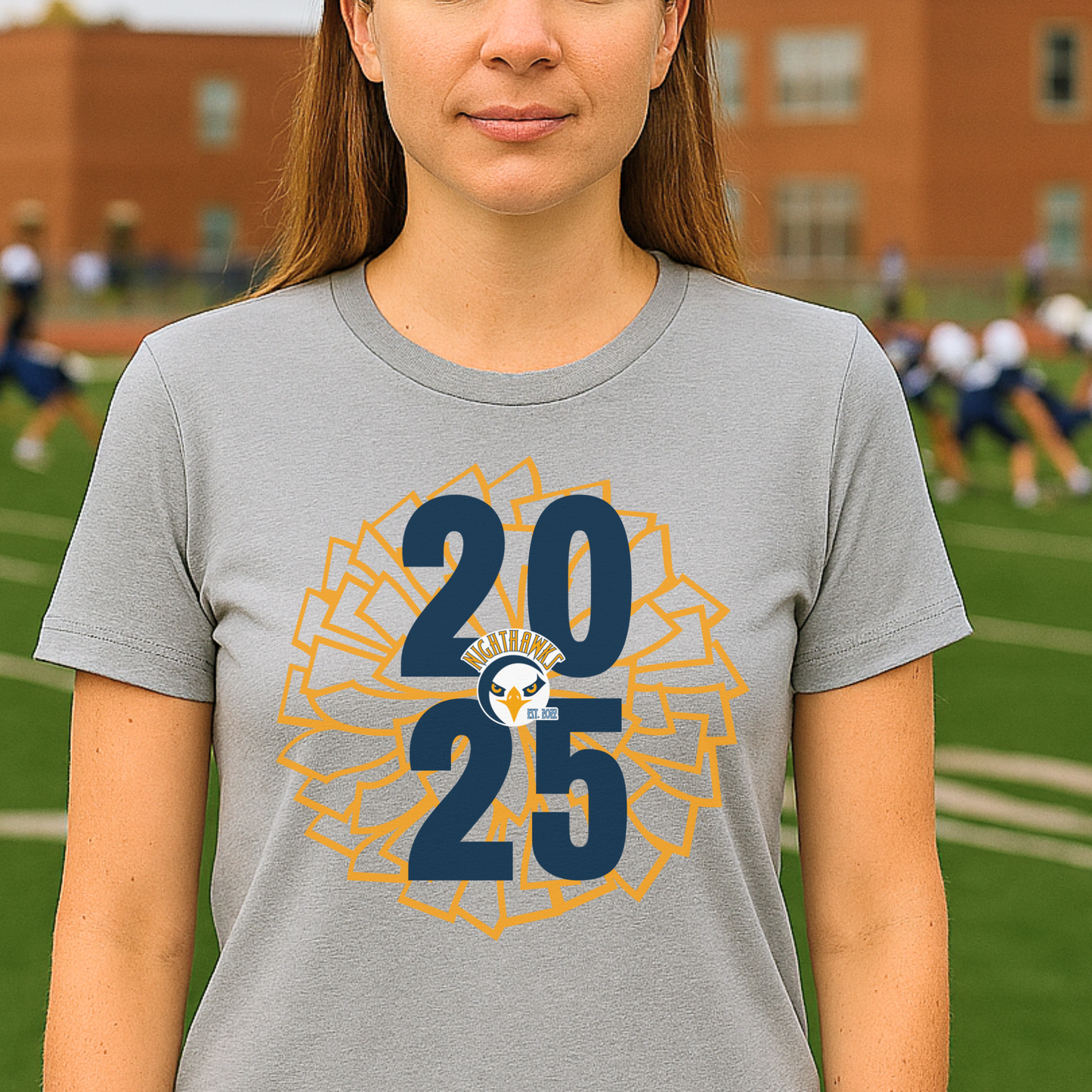 H.A.R.M.S. Cheer 2025 Pom T-shirt