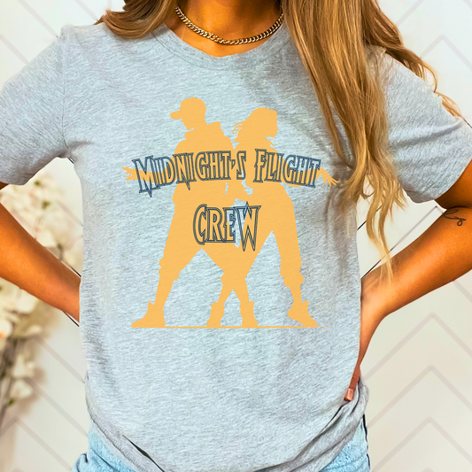 H.A.R.M.S. Dance Team Midnight’s Flight Crew "Gold" T-shirt
