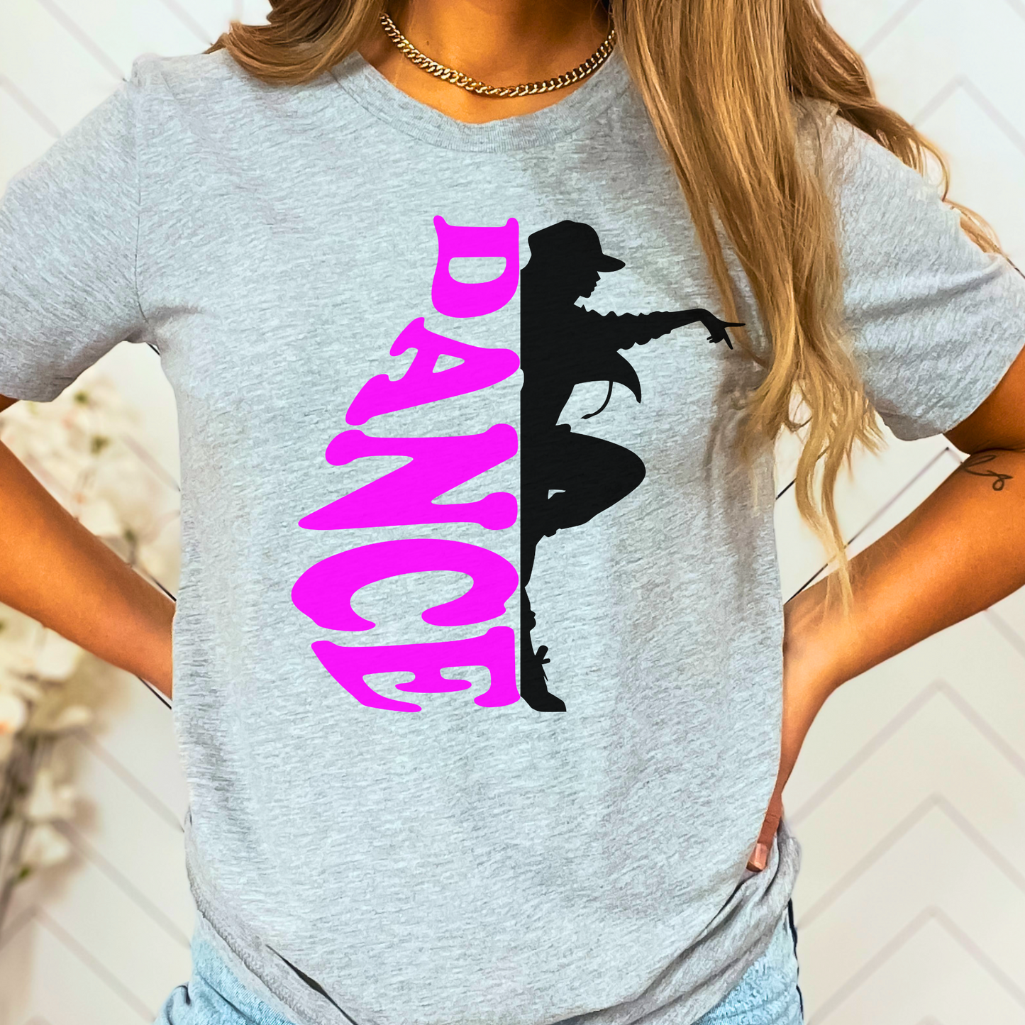 H.A.R.M.S. Dance Team Midnight’s Flight Crew "Pink & Black" T-shirt