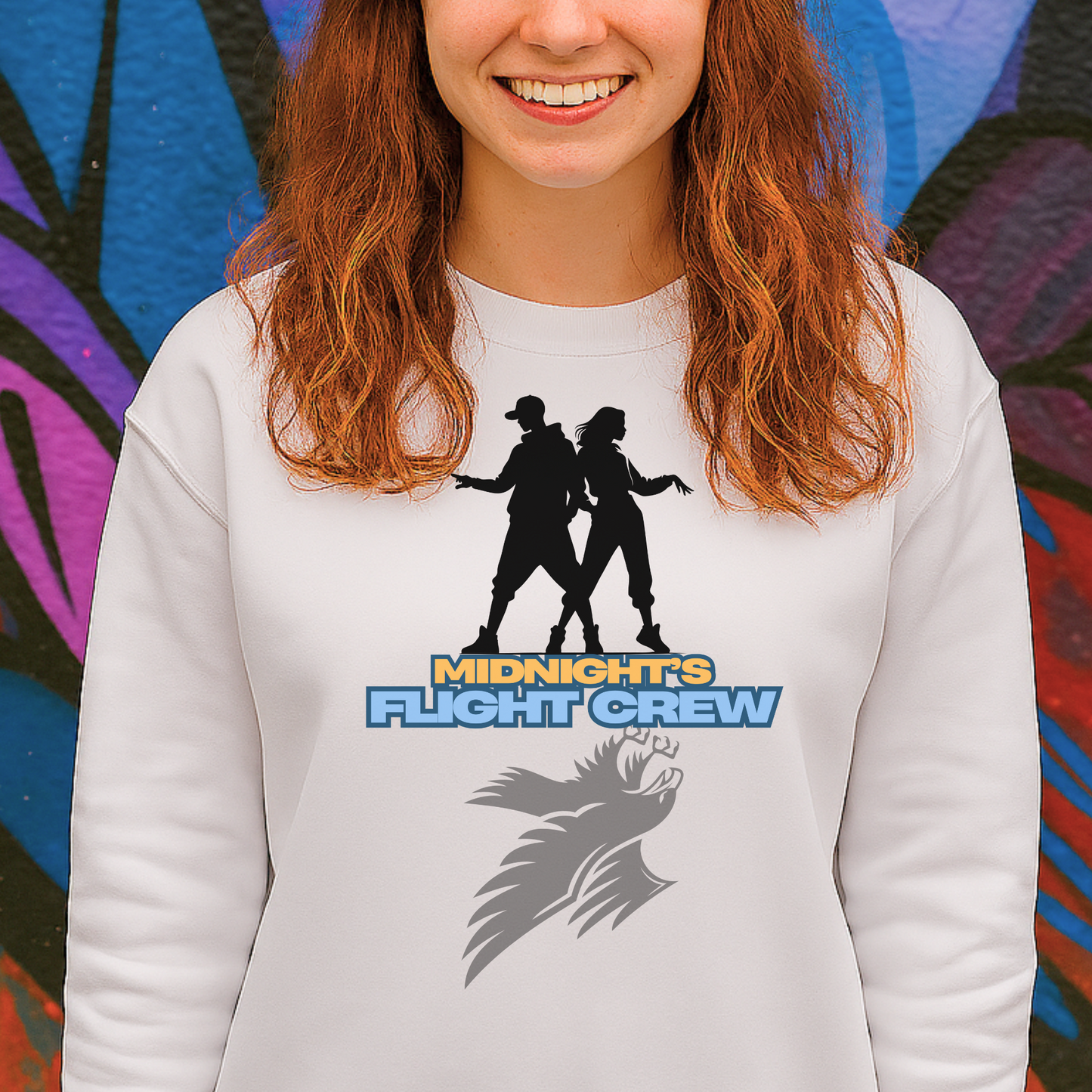 H.A.R.M.S. Dance Team Midnight’s Flight Crew Fan Sweatshirt