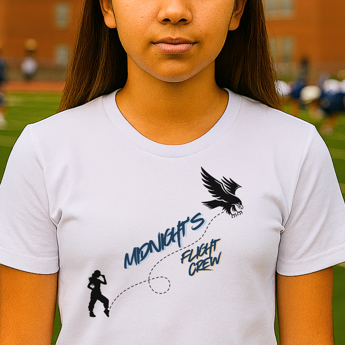 H.A.R.M.S. Dance Team Midnight’s Flight Crew "Flight Path" T-shirt