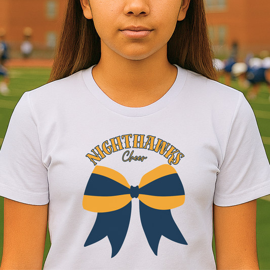 H.A.R.M.S. Cheer Bow T-shirt