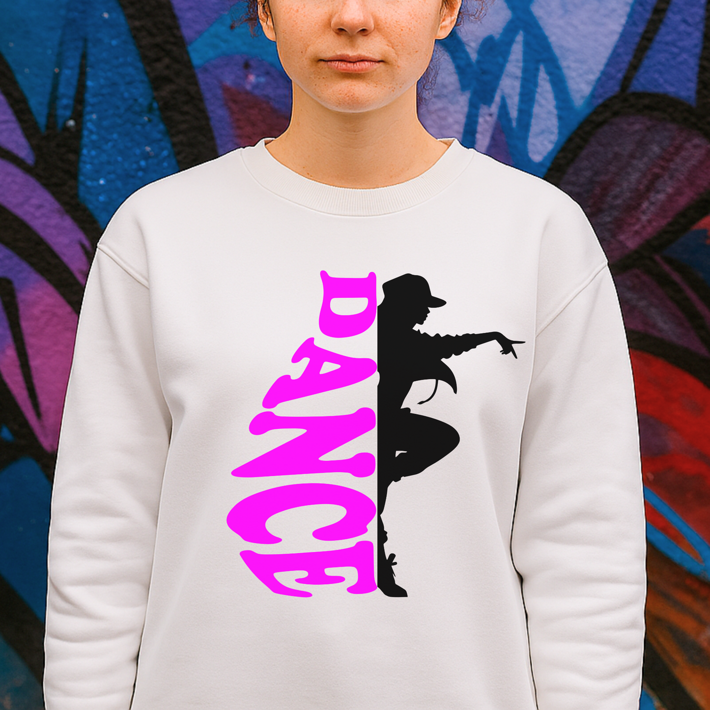 H.A.R.M.S. Dance Team Midnight’s Flight Crew "Pink & Black" Sweatshirt
