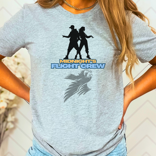 H.A.R.M.S. Dance Team Midnight’s Flight Crew Fan T-shirt