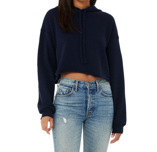 Bella + Canvas Ladies Cropped Hoodie