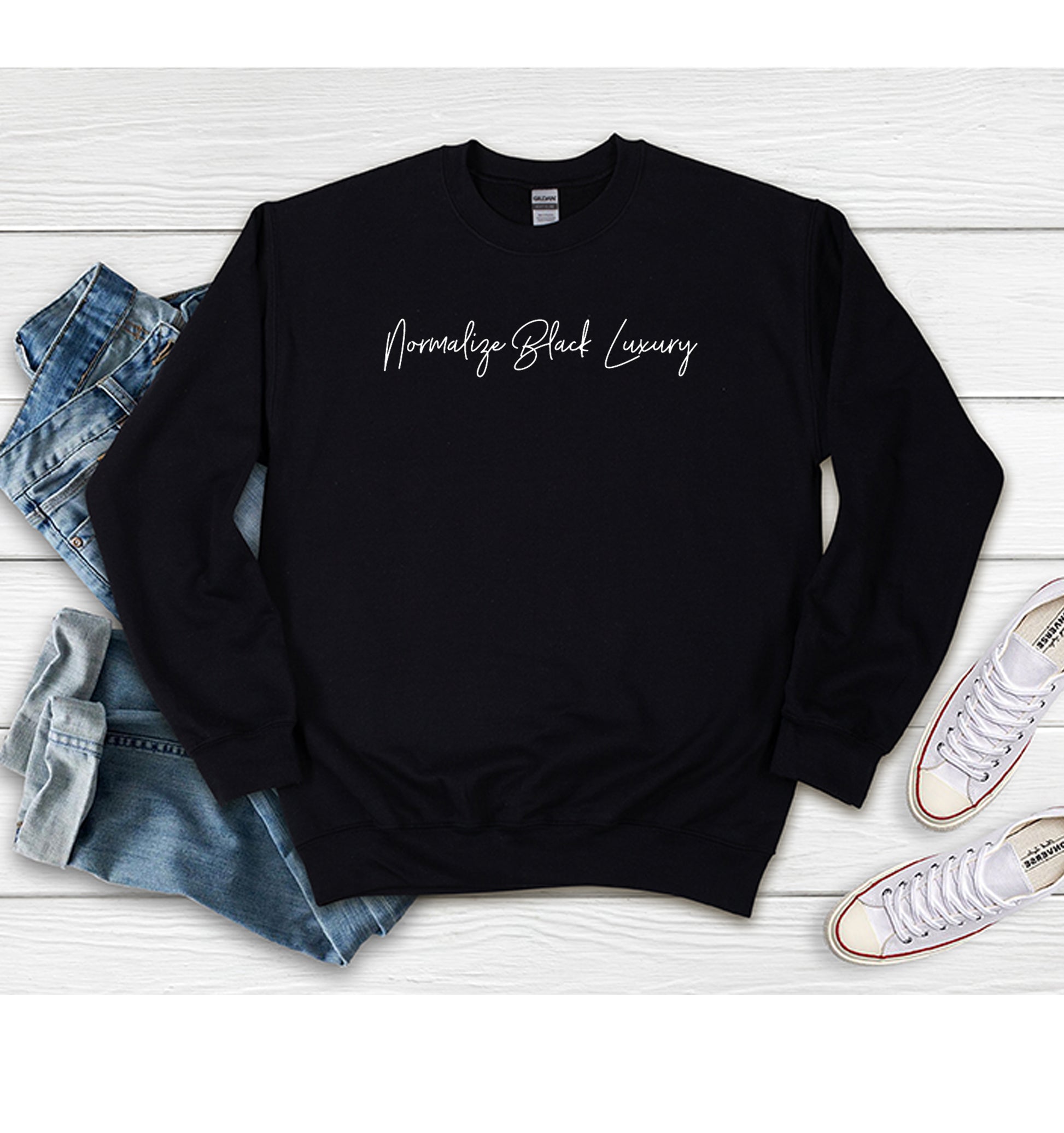 Normalize Black Luxury - Sweatshirt - Black