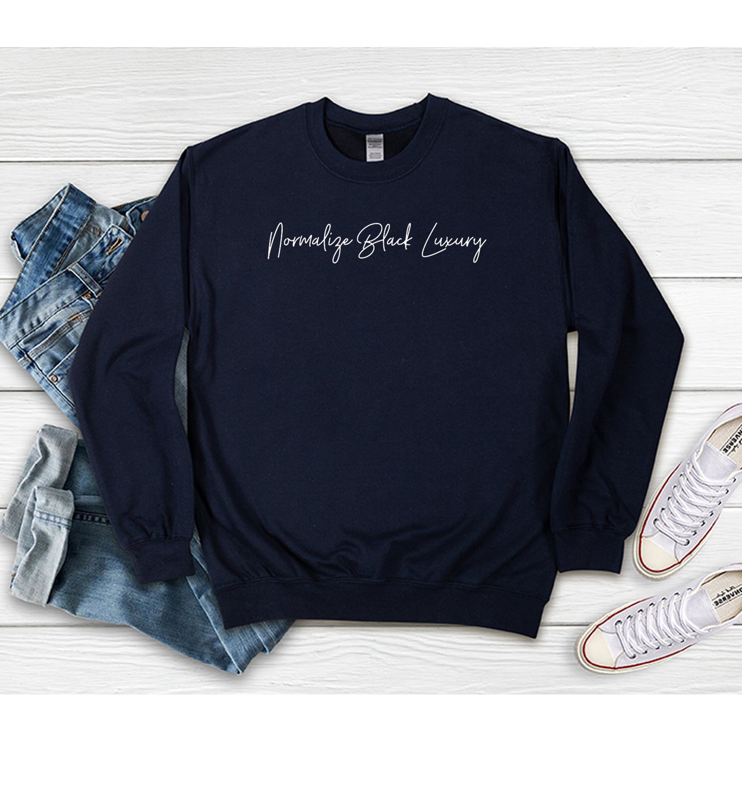 Normalize Black Luxury - Sweatshirt - Navy