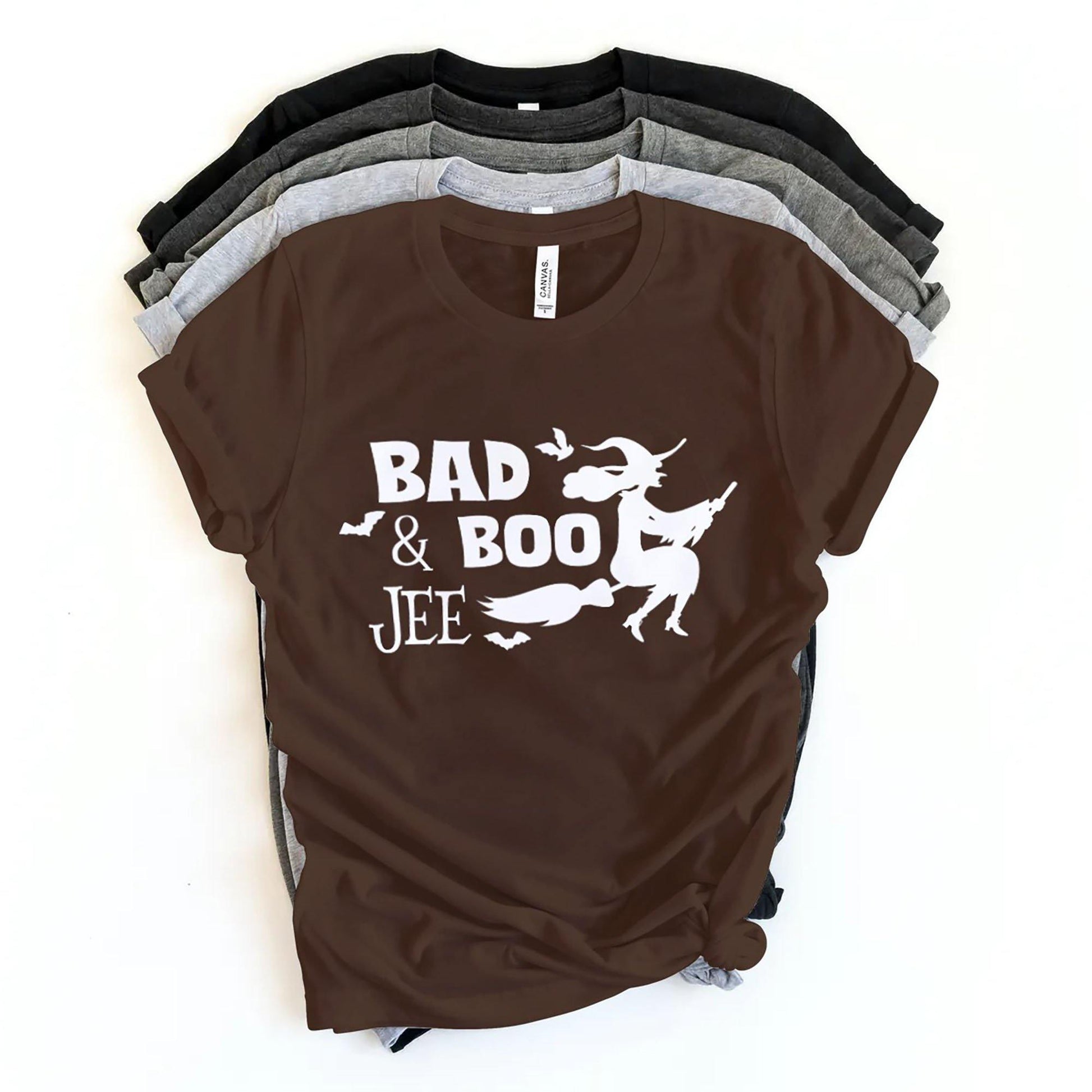 Bad & Boo Jee - Halloween T-Shirt - Healthy Wealthy Skinny