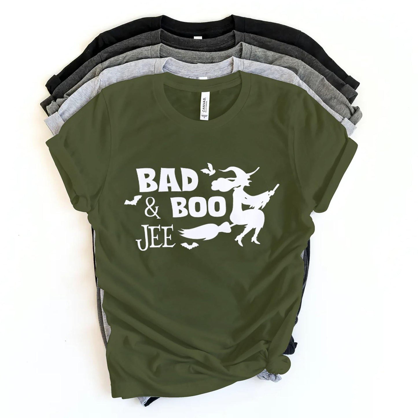 Bad & Boo Jee - Halloween T-Shirt - Healthy Wealthy Skinny