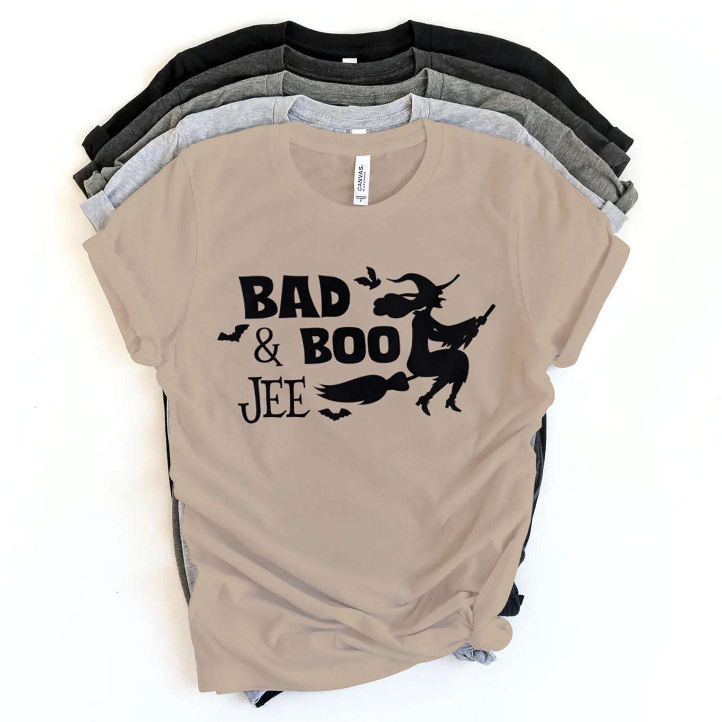 Bad & Boo Jee - Halloween T-Shirt - Healthy Wealthy Skinny