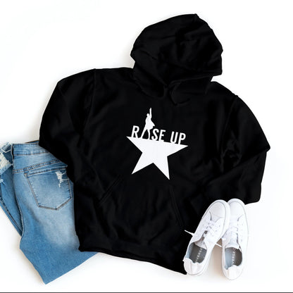 Hamilton - Rise Up - Hoodie - Healthy Wealthy Skinny